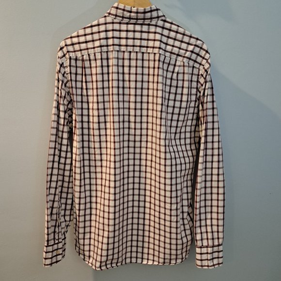 J. Crew men's large long sleeve button down plaid shirt - Picture 3 of 12